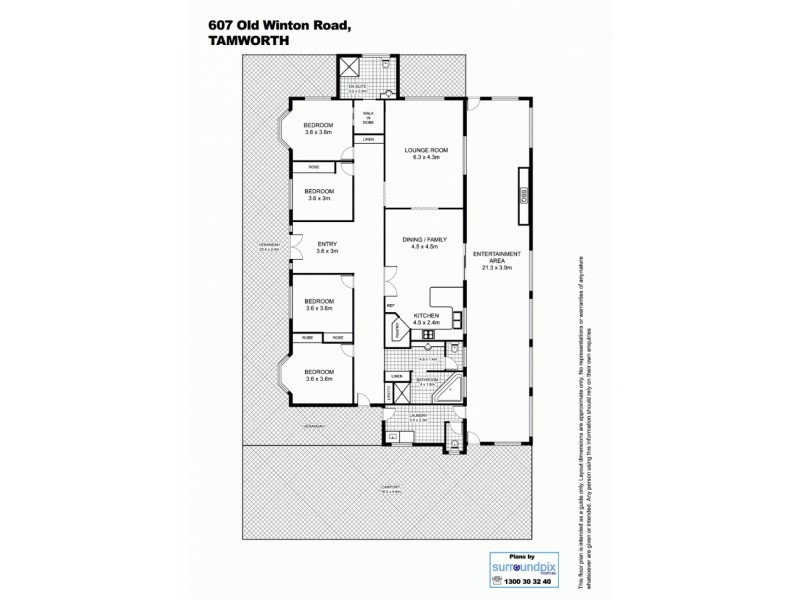607 Old Winton Road, Tamworth NSW 2340 Floorplan