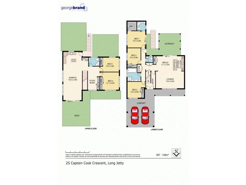 25 Captain Cook Crescent, Long Jetty NSW 2261 Floorplan