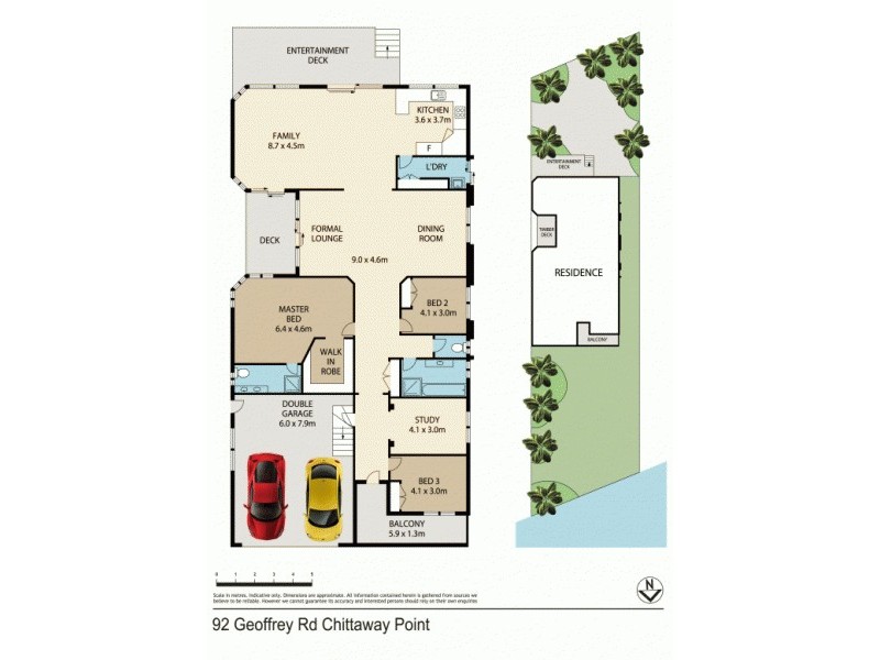 92 Geoffrey Road, Chittaway Point NSW 2261 Floorplan