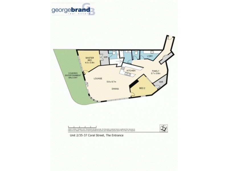 2/35-37 Coral Street, The Entrance NSW 2261 Floorplan