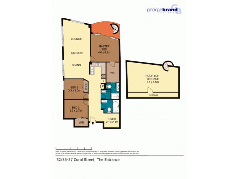 32/35-37 Coral Street, The Entrance NSW 2261 Floorplan