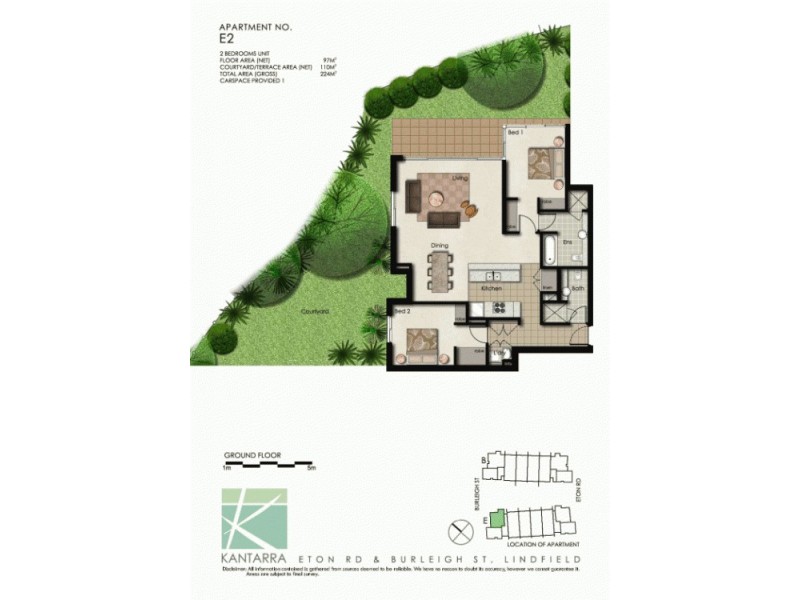 E2/1-3 Eton Road, Lindfield NSW 2070 Floorplan