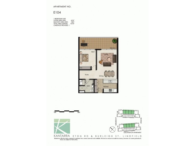 E104/1-3 Eton Road, Lindfield NSW 2070 Floorplan