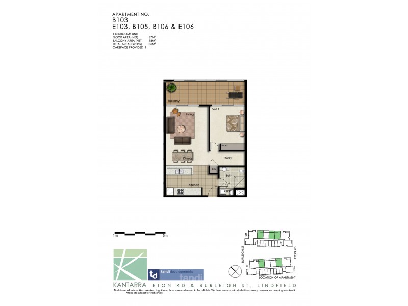 E103/1-3 Eton Road, Lindfield NSW 2070 Floorplan