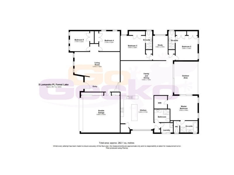 5 Lomandra Place, Forest Lake QLD 4078 Floorplan