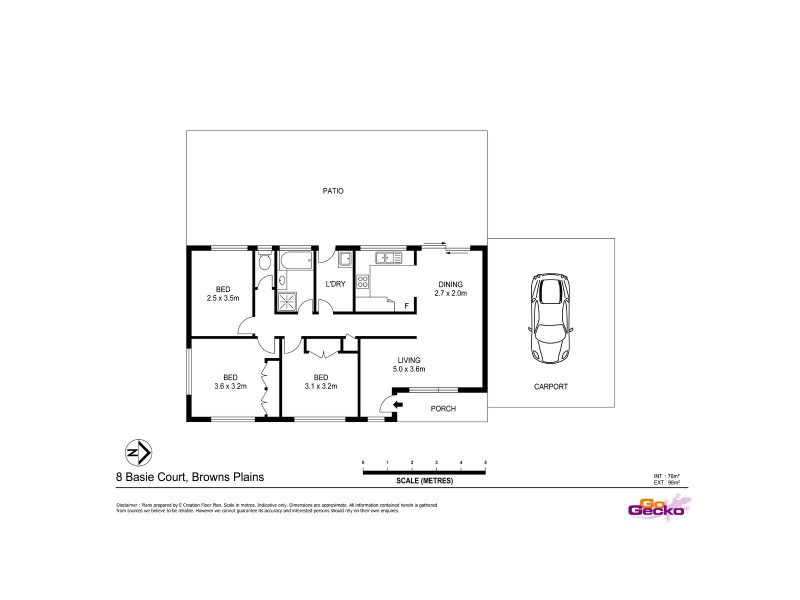 8 Basie Court, Browns Plains QLD 4118 Floorplan
