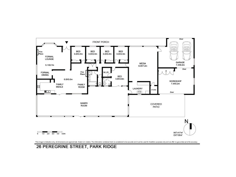 26 Peregrine Street, Park Ridge QLD 4125 Floorplan