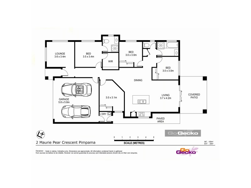 2 Maurie Pears Crescent, Pimpama QLD 4209 Floorplan