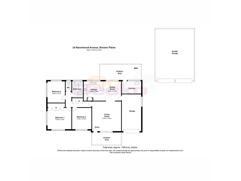 24 Ranchwood Avenue, Browns Plains QLD 4118 Floorplan