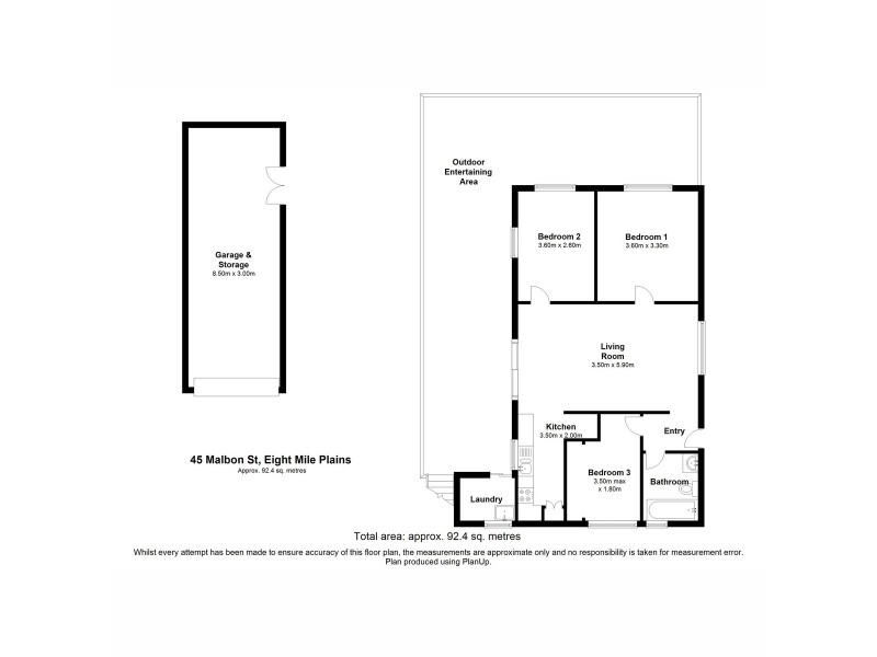 45 Malbon Street, Eight Mile Plains QLD 4113 Floorplan