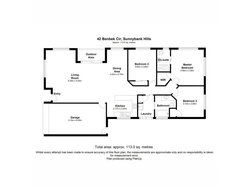 42 Benbek Circuit, Sunnybank Hills QLD 4109 Floorplan