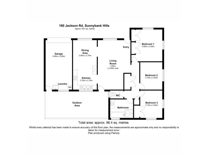 180 Jackson Road, Sunnybank Hills QLD 4109 Floorplan