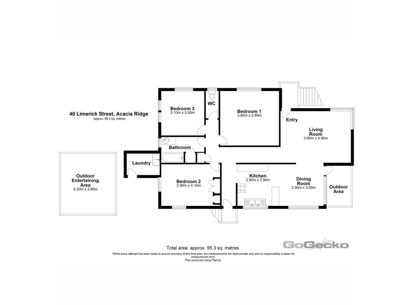 40 Limerick Street, Acacia Ridge QLD 4110 Floorplan