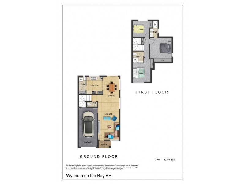 Unit 44/11 Federation St, Wynnum West QLD 4178 Floorplan