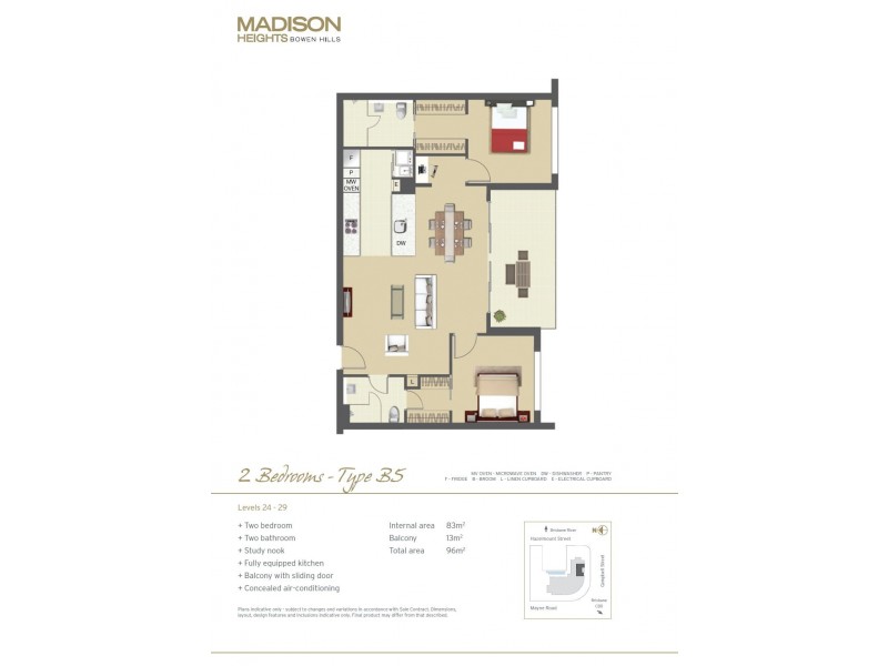 B21/35 Campbell Street, Bowen Hills QLD 4006 Floorplan