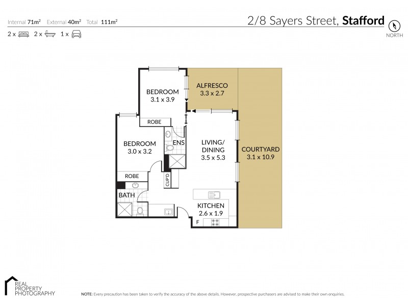 2/8 Sayers Street, Stafford QLD 4053