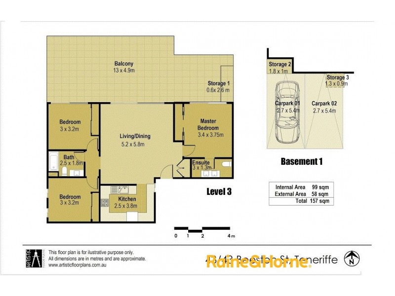 ID:L49430/ 43 Beeston St., Teneriffe QLD 4005 Floorplan