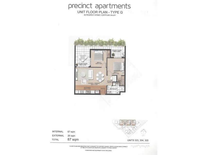 2/56 Prospect Street, Fortitude Valley QLD 4006 Floorplan