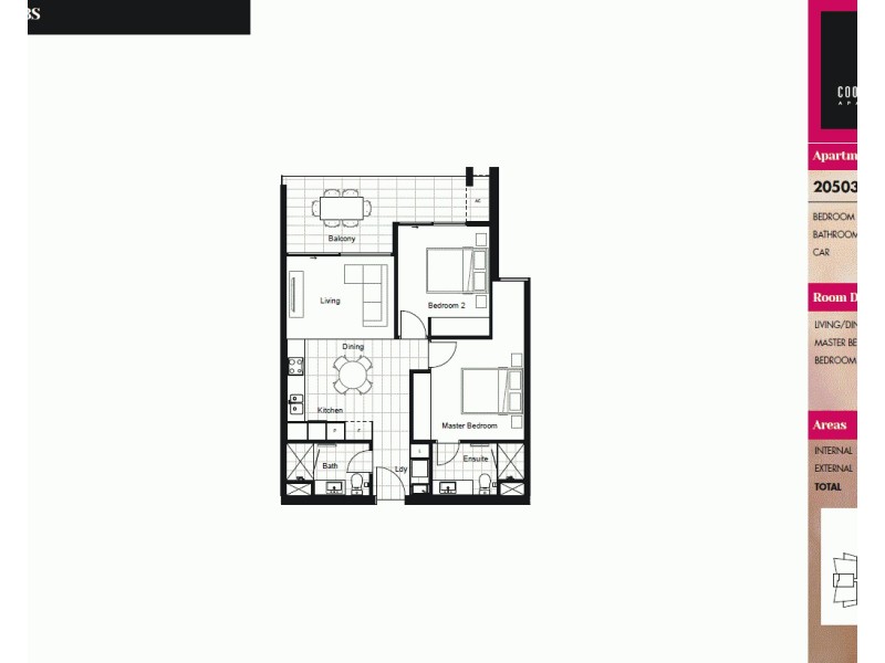 20703/300 Old Cleveland Rd, Coorparoo QLD 4151 Floorplan