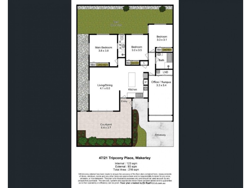47/21 Tripcony Place, Wakerley QLD 4154 Floorplan