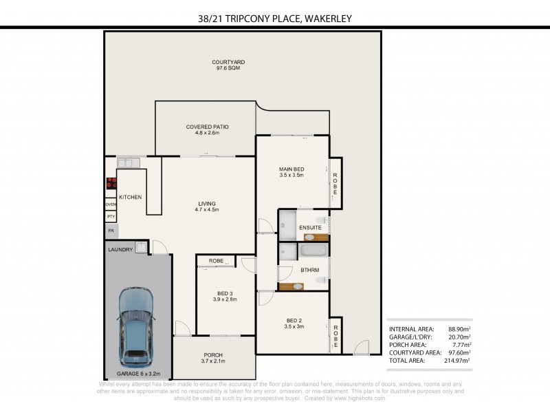 38/21 Tripcony Place, Wakerley QLD 4154 Floorplan
