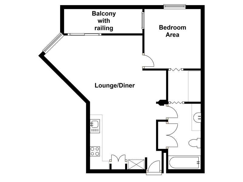 1902/21 Mary Street, Brisbane City QLD 4000 Floorplan