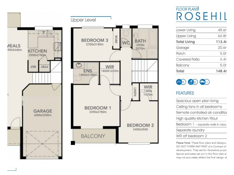 3/75 LEVINGTON ROAD, Eight Mile Plains QLD 4113 Floorplan