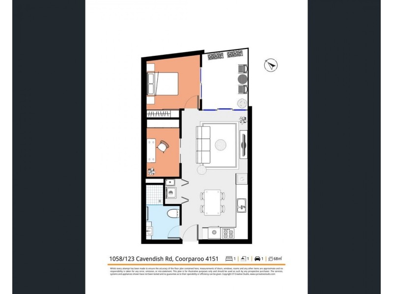 1098/123 Cavendish Road, Coorparoo QLD 4151