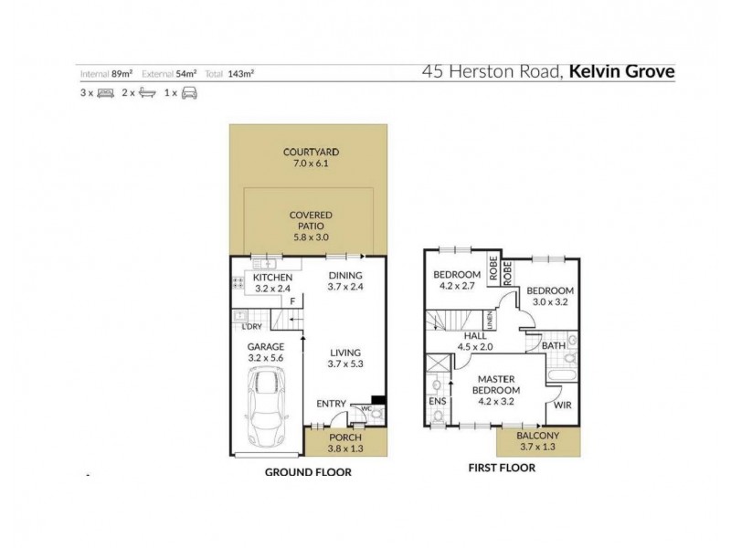 11/45 Herston Road, Kelvin Grove QLD 4059 Floorplan
