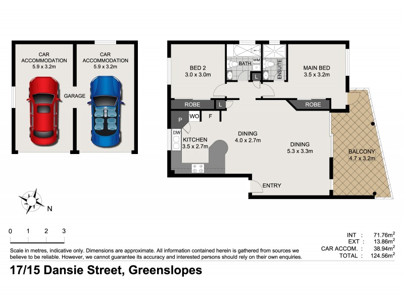 17/15 Dansie Street, Greenslopes QLD 4120 Floorplan