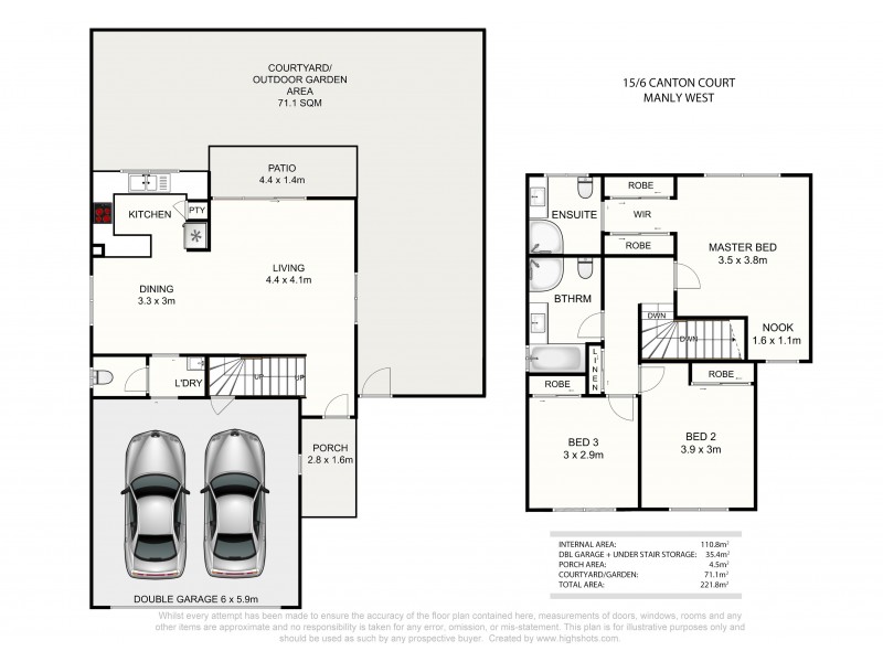 15/6 Canton Court, Manly West QLD 4179 Floorplan