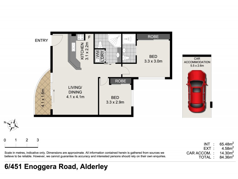 6/451 Enoggera Road, Alderley QLD 4051 Floorplan
