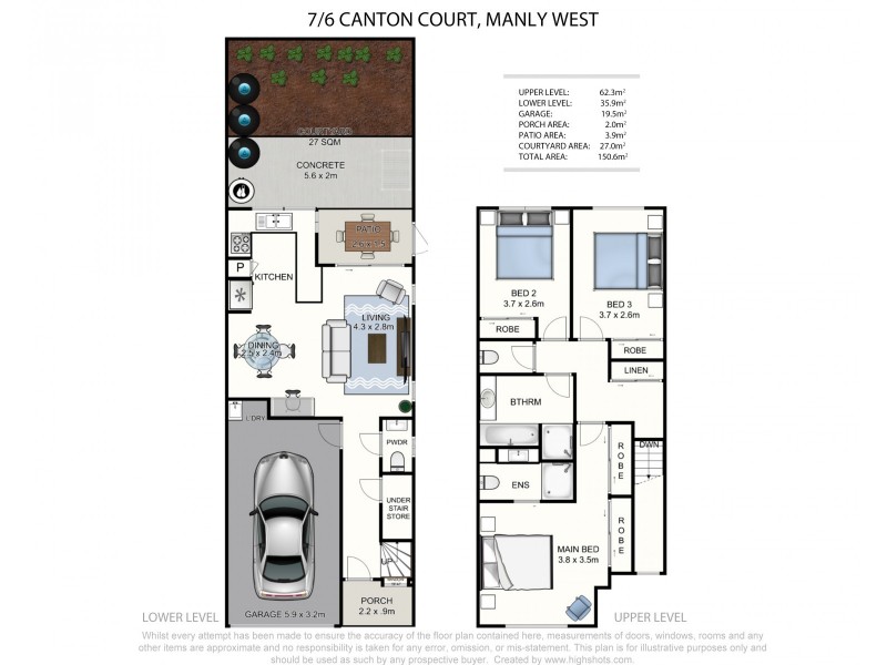 7/6 Canton Court, Manly West QLD 4179 Floorplan