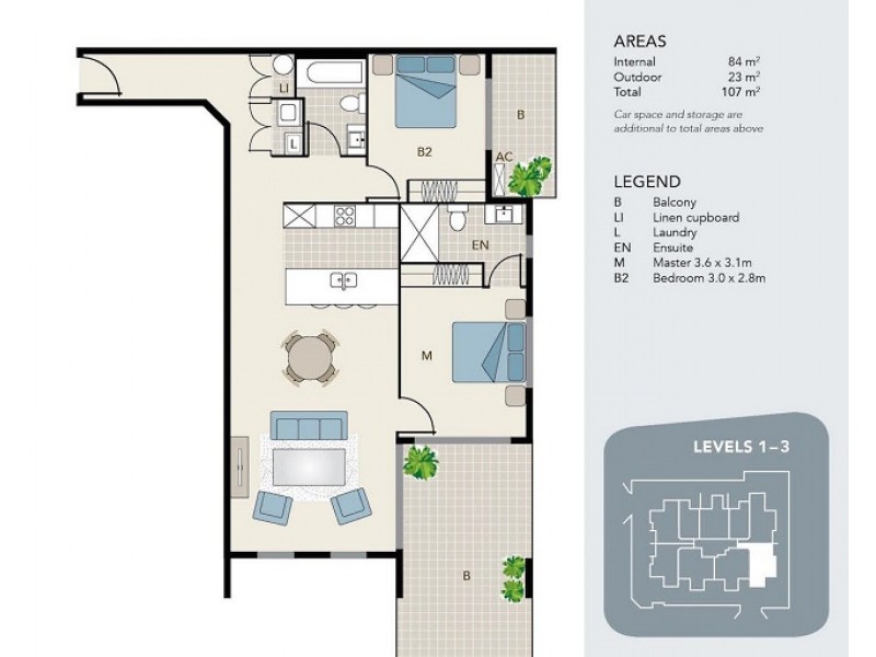 20/23 Fuller Street, Lutwyche QLD 4030 Floorplan