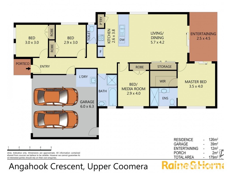 18 Angahook Crescent, Upper Coomera QLD 4209 Floorplan