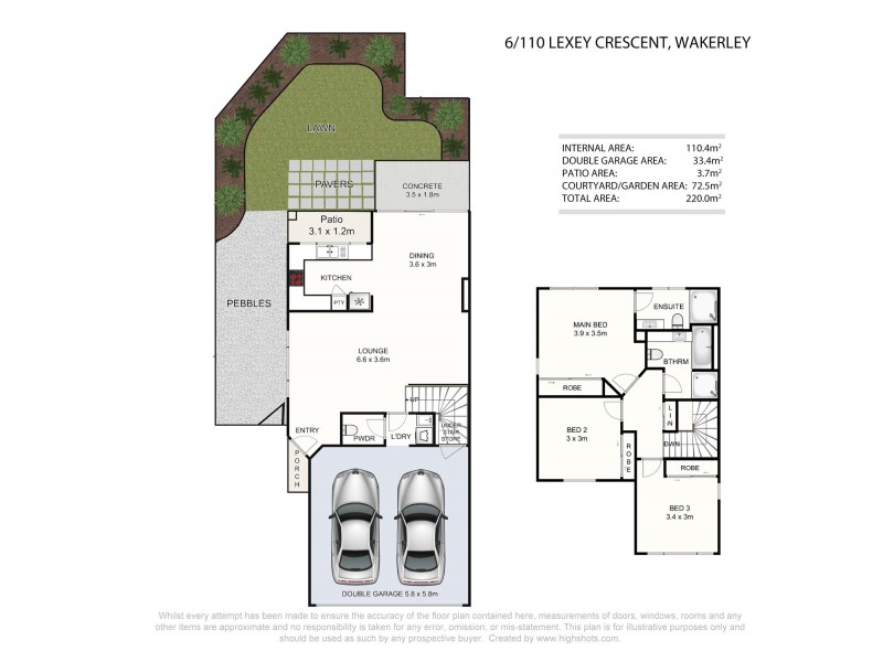6/110 Lexey Crescent, Wakerley QLD 4154 Floorplan