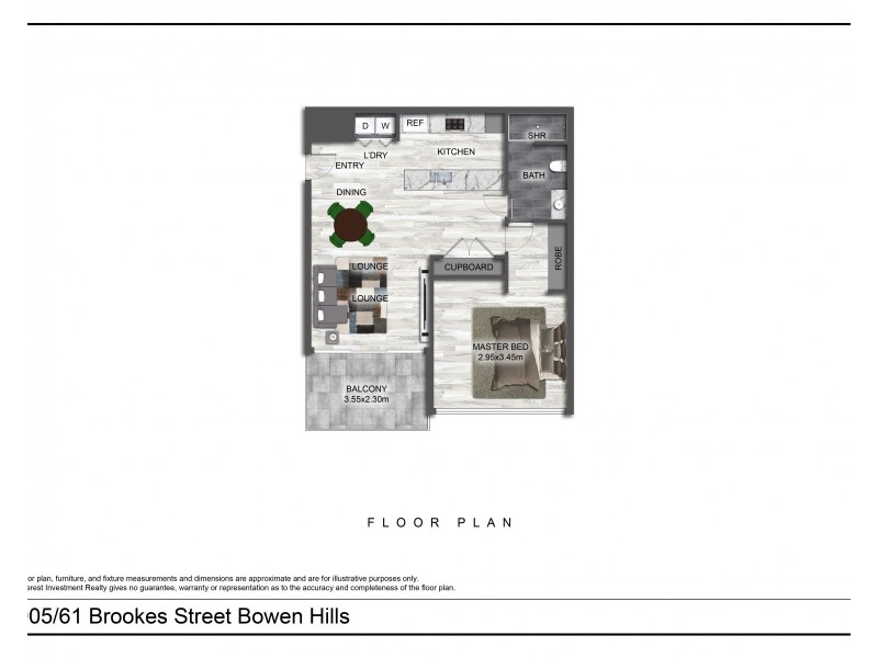 905/61 Brookes Street, Bowen Hills QLD 4006 Floorplan