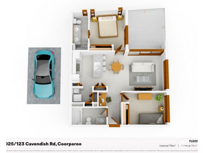 2095/123 Cavendish Road, Coorparoo QLD 4151