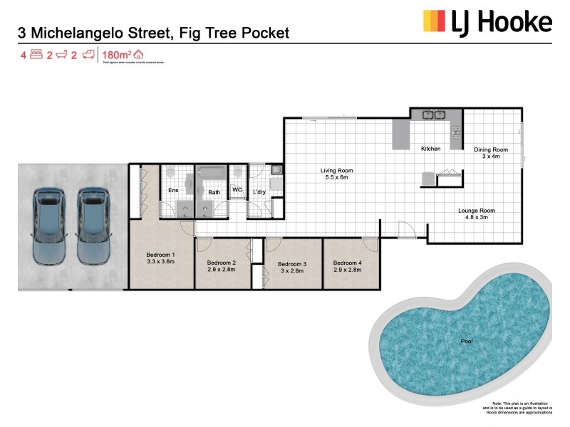 3 Michelangelo Street, Fig Tree Pocket QLD 4069