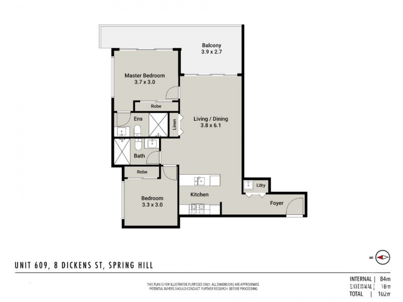 609/8 Dickens Street, Spring Hill QLD 4000