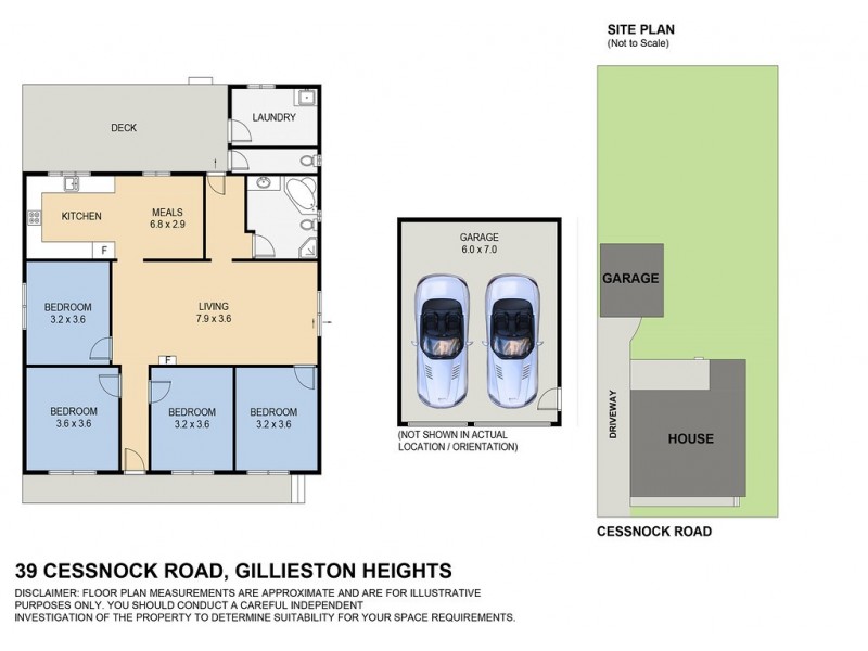 39 Cessnock Road, Gillieston Heights NSW 2321 Floorplan