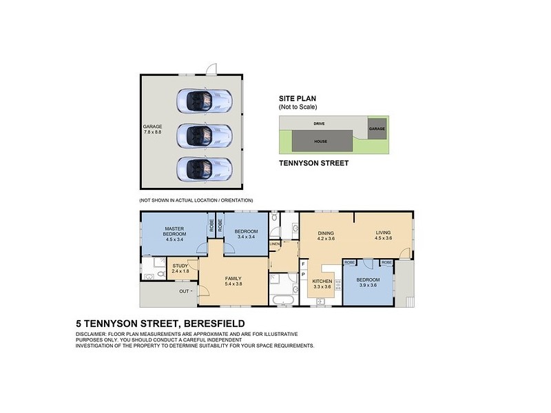 5 Tennyson Street, Beresfield NSW 2322 Floorplan