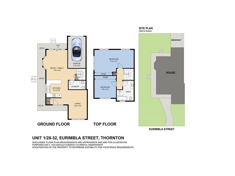 1/28 Eurimbla Street, Thornton NSW 2322 Floorplan