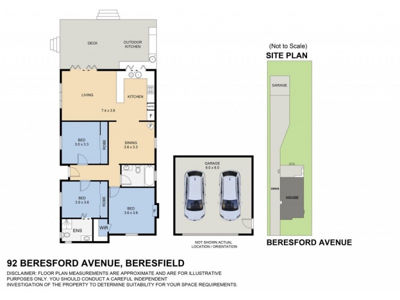 92 Beresford Avenue, Beresfield NSW 2322 Floorplan