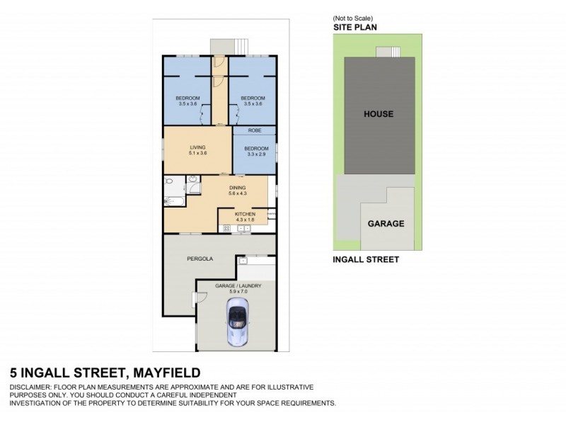 5 Ingall Street, Mayfield NSW 2304 Floorplan