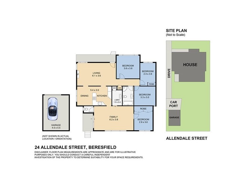 24 Allendale Street, Beresfield NSW 2322 Floorplan