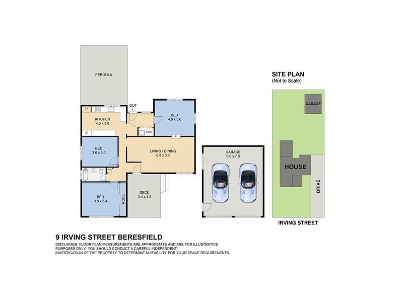 9 Irving Street, Beresfield NSW 2322 Floorplan