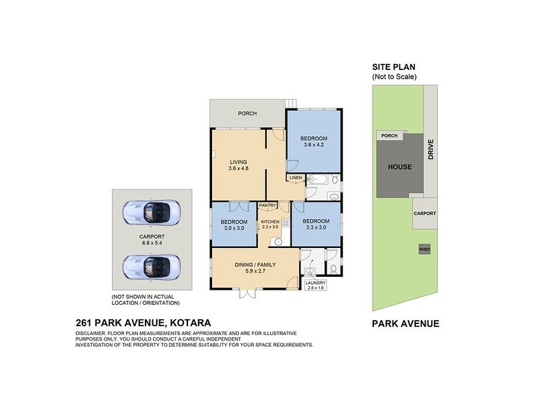 261 Park Avenue, Kotara NSW 2289 Floorplan