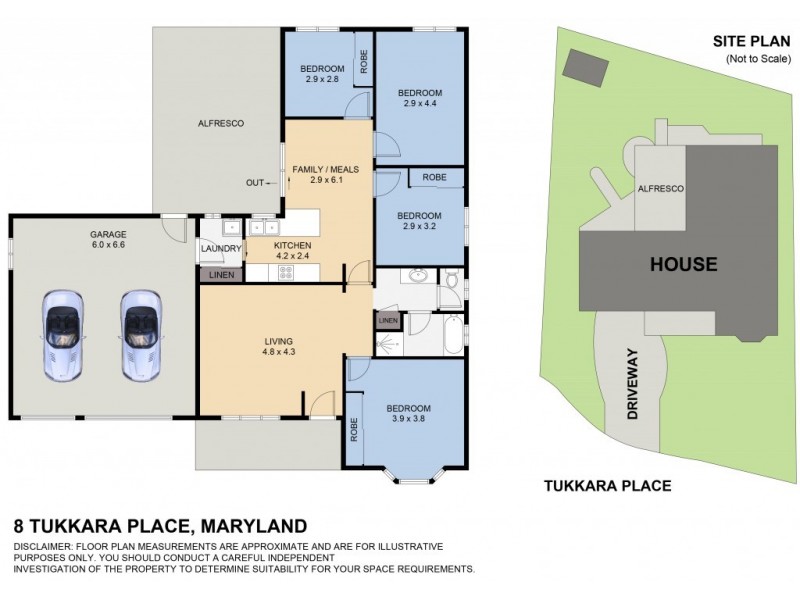 8 Tukkara Place, Maryland NSW 2287 Floorplan
