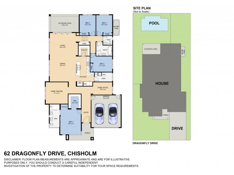 62 Dragonfly Drive, Chisholm NSW 2322 Floorplan